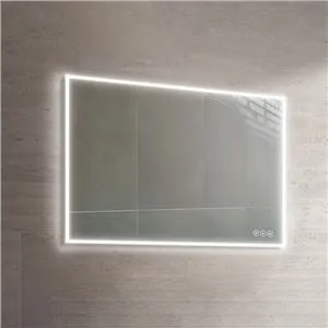 آینه با نور پس زمینه